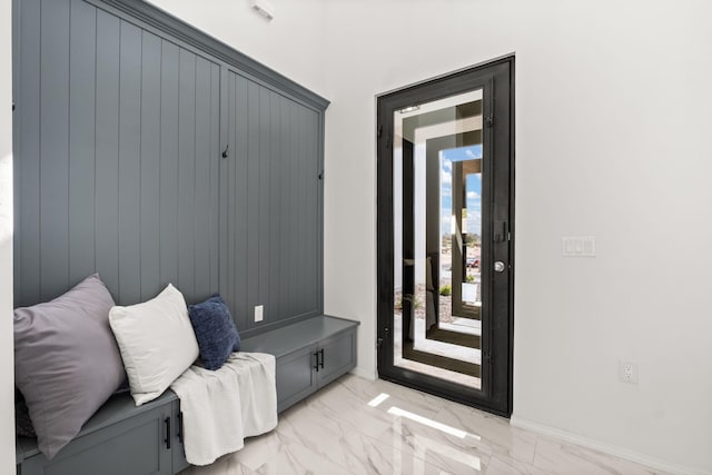 1109 11th St SE, Rio Rancho, NM 87124 - mudroom with light marble finish flooring