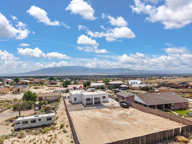 1109 11th St SE, Rio Rancho, NM 87124 - aerial view of residential area with a mountain backdrop