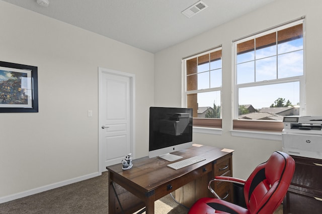 44 Los Balcones Pl NE, Rio Rancho, NM 87124 - carpeted office featuring baseboards