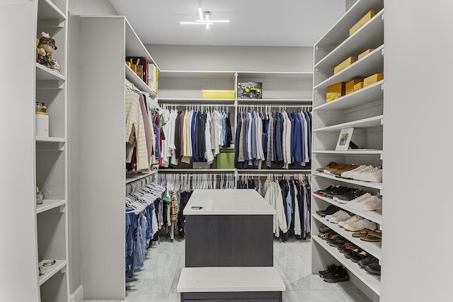 7900 Aguila St NW, Albuquerque, NM 87120 - walk in closet featuring light marble finish flooring