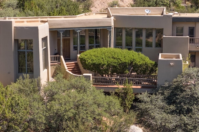 213 Spring Creek Pl NE, Albuquerque, NM 87122 - back of house with stucco siding