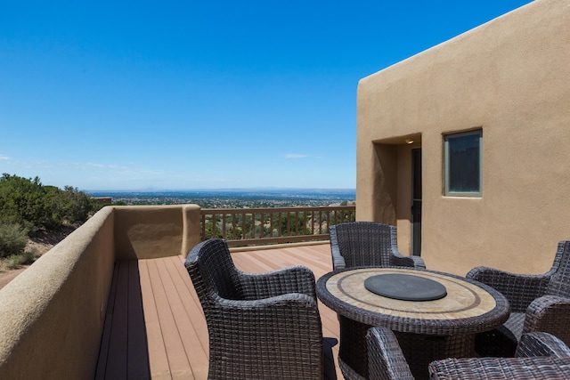 213 Spring Creek Pl NE, Albuquerque, NM 87122 - view of wooden terrace