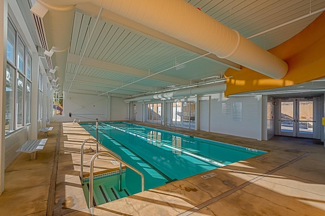 6417 Kings Cyn NE, Rio Rancho, NM 87144 - indoor community pool featuring french doors