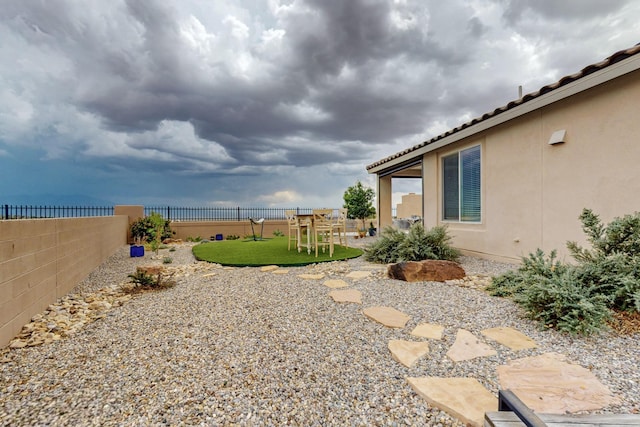 6417 Kings Cyn NE, Rio Rancho, NM 87144 - fenced backyard featuring a playground