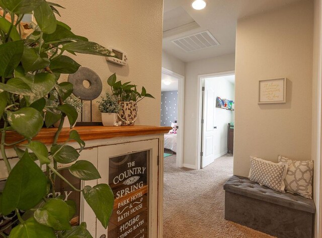 148 El Camino Loop NW, Rio Rancho, NM 87144 - hall with carpet and baseboards
