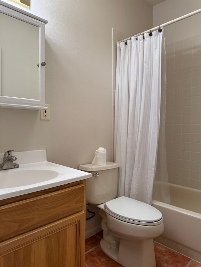 5400 Pegasus Dr NW, Albuquerque, NM 87120 - full bath with vanity, tile patterned flooring, and shower / bathtub combination with curtain