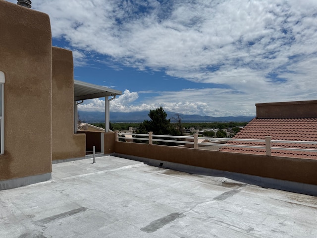 5400 Pegasus Dr NW, Albuquerque, NM 87120 - patio / terrace featuring a mountain view