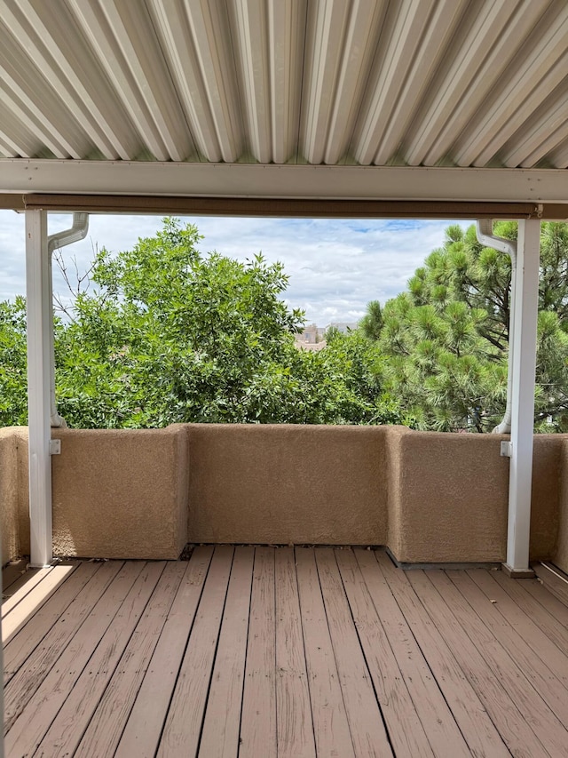 5400 Pegasus Dr NW, Albuquerque, NM 87120 - view of wooden terrace