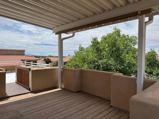 5400 Pegasus Dr NW, Albuquerque, NM 87120 - view of wooden deck