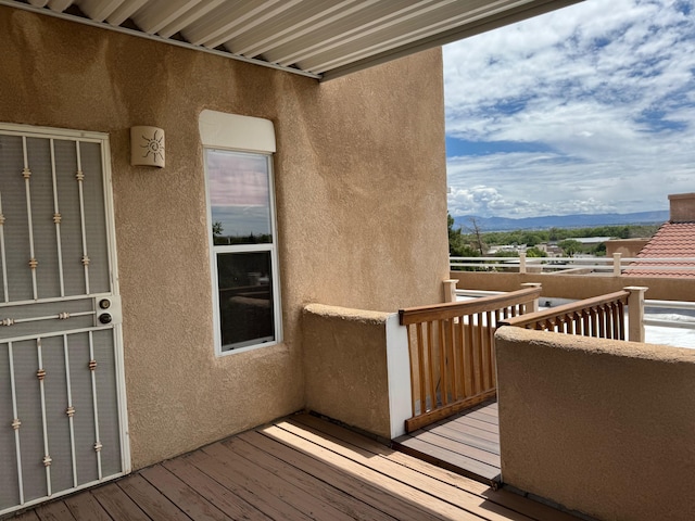 5400 Pegasus Dr NW, Albuquerque, NM 87120 - balcony featuring a mountain view