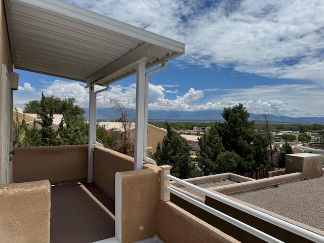 5400 Pegasus Dr NW, Albuquerque, NM 87120 - balcony featuring a mountain view