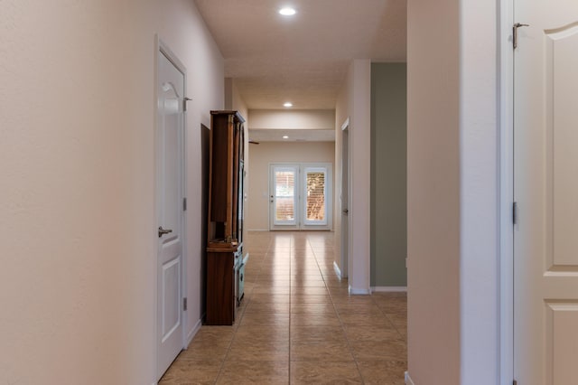 959 Salt Cedar Ct, Bernalillo, NM 87004 - hall with light tile patterned floors and recessed lighting