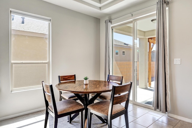 4236 Crowned Eagle Loop NE, Rio Rancho, NM 87144 - dining space featuring plenty of natural light and light tile patterned floors