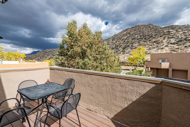 2900 Vista Del Rey NE Unit 18D, Albuquerque, NM 87112 - balcony with a mountain view