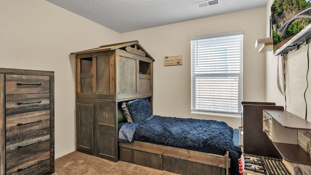 2404 Del Timbre Ln SW, Albuquerque, NM 87121 - bedroom with carpet flooring and a textured ceiling