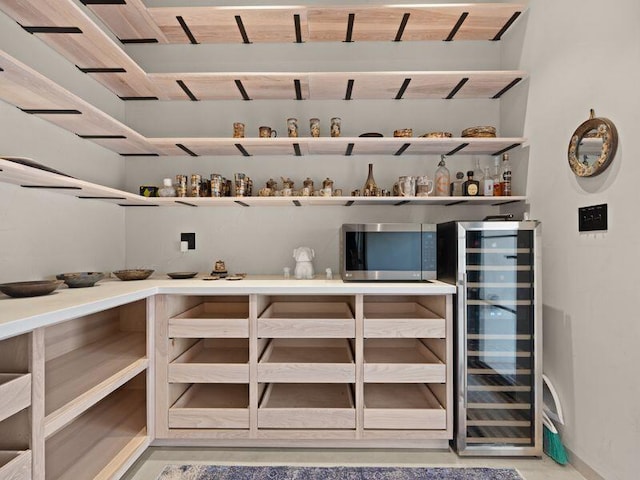 400 Perea Ln, Corrales, NM 87048 - pantry featuring wine cooler