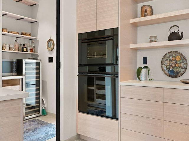 400 Perea Ln, Corrales, NM 87048 - pantry with wine cooler