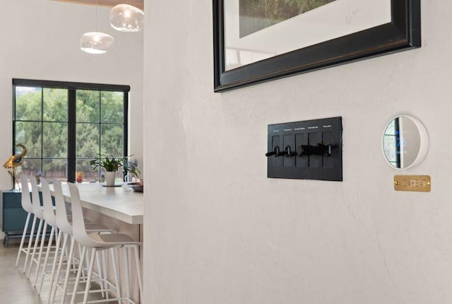 400 Perea Ln, Corrales, NM 87048 - dining room with a high ceiling
