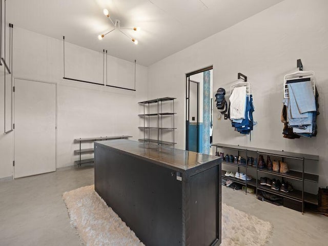 400 Perea Ln, Corrales, NM 87048 - office area featuring finished concrete flooring