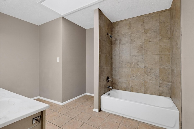 1519 Lundy Ln SW, Albuquerque, NM 87105 - bathroom featuring vanity, tile patterned floors, and shower / bathtub combination