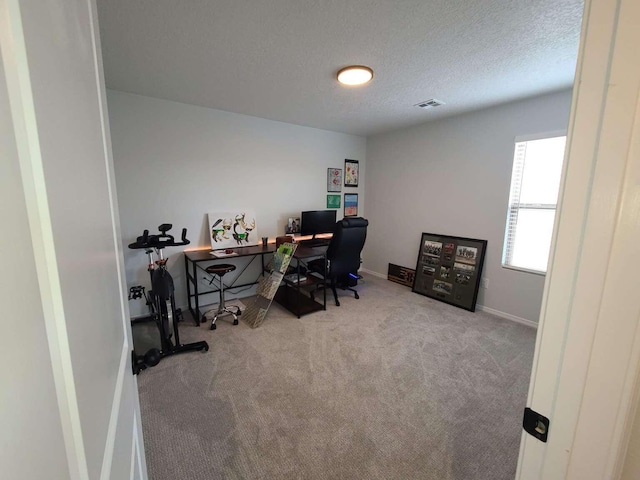 4300 Lauren NE, Rio Rancho, NM 87124 - office area with carpet floors and a textured ceiling