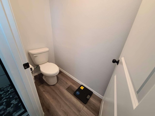 4300 Lauren NE, Rio Rancho, NM 87124 - bathroom with wood finished floors and toilet