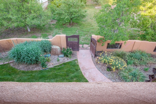 2505 Elfego Rd NW, Albuquerque, NM 87107 - view of yard featuring a gate
