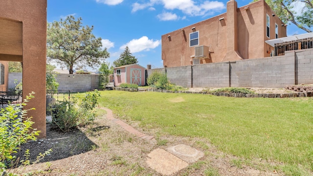 13101 Comanche Rd NE, Albuquerque, NM 87111 - fenced backyard with a storage shed
