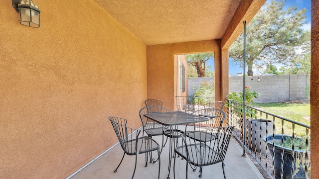 13101 Comanche Rd NE, Albuquerque, NM 87111 - patio / terrace featuring outdoor dining area
