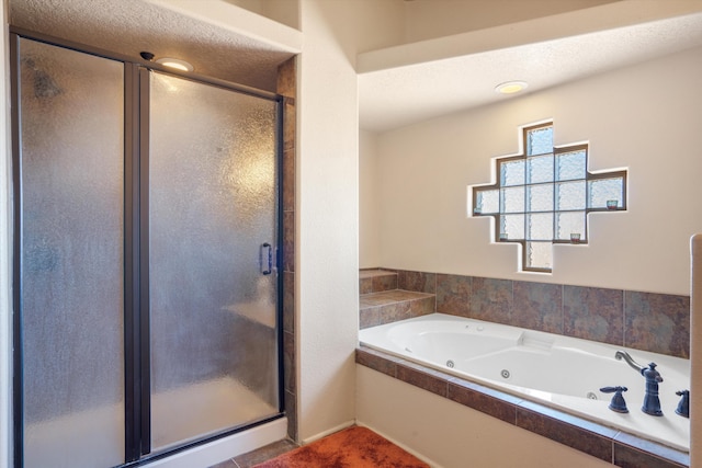 6615 Mountain Hawk Loop NE, Rio Rancho, NM 87144 - full bathroom featuring a stall shower and a whirlpool tub