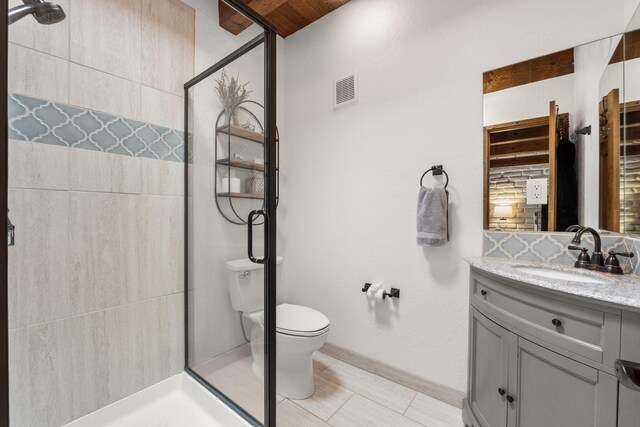 1524 W Meadowlark Ln, Corrales, NM 87048 - full bathroom featuring vanity and a tile shower