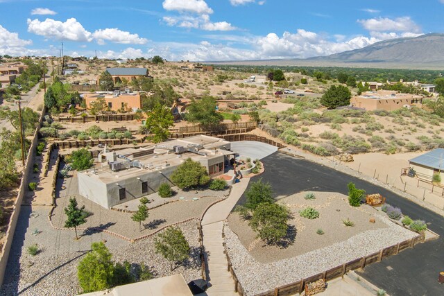 1524 W Meadowlark Ln, Corrales, NM 87048 - bird's eye view of a mountainous background