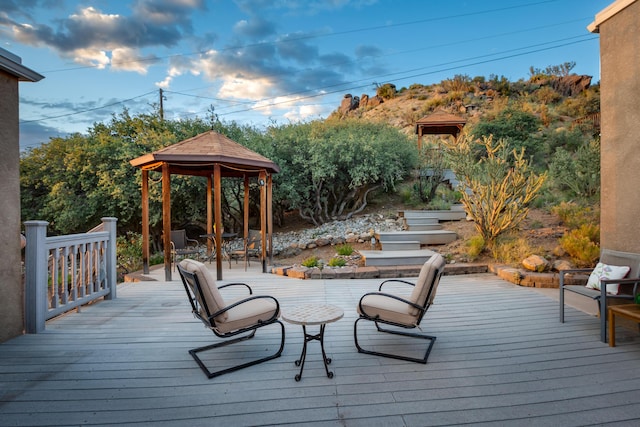 13527 Cedarbrook Ave NE, Albuquerque, NM 87111 - deck with a gazebo