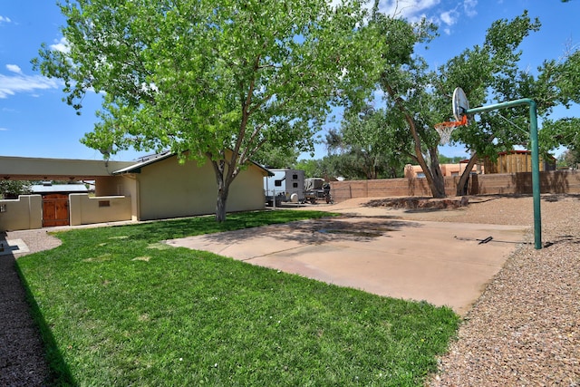 276 Trosello Ln, Corrales, NM 87048 - view of yard with basketball court