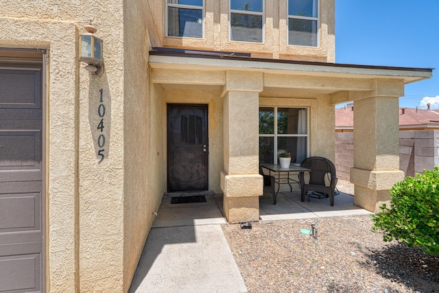 10405 Red Robin Rd SW, Albuquerque, NM 87121 - entrance to property with stucco siding