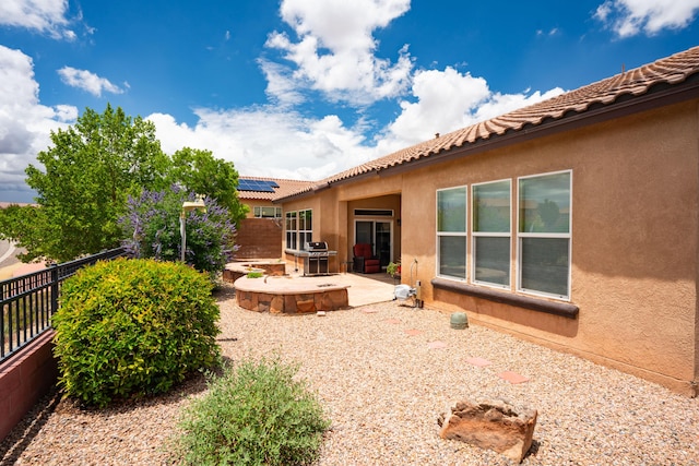 3726 Linda Vista Ave NE, Rio Rancho, NM 87124 - view of yard with a patio area