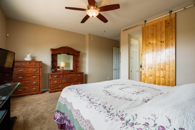 3726 Linda Vista Ave NE, Rio Rancho, NM 87124 - bedroom featuring carpet floors and ceiling fan