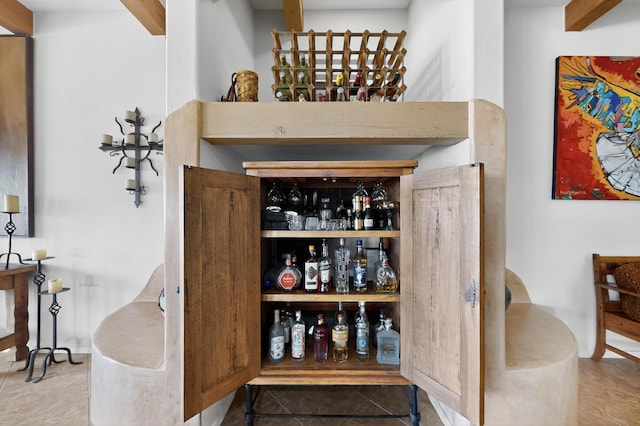 2504 Campeche Rd NE, Rio Rancho, NM 87144 - bar with tile patterned flooring