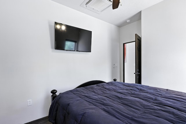 76 Otero Rd, Los Lunas, NM 87031 - carpeted bedroom with a ceiling fan