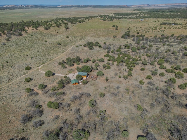 195 Ferguson Rd, Ramah, NM 87321 - aerial view of property and surrounding area featuring rural landscape and a desert landscape