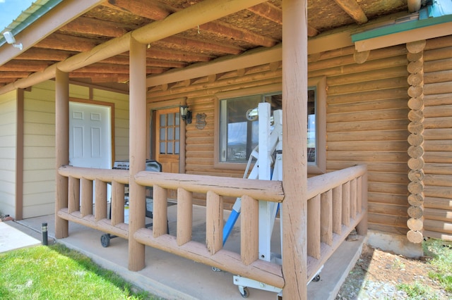58 Quiet Valley Loop, Edgewood, NM 87015 - view of wooden deck