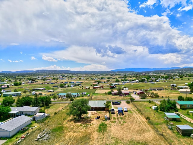 58 Quiet Valley Loop, Edgewood, NM 87015 - drone / aerial view of a mountain backdrop