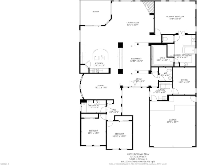 2308 Desert View Rd NE, Rio Rancho, NM 87144 - view of floor plan / room layout