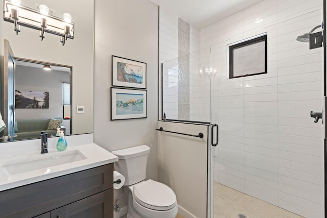 3204 Maxum Ln NW, Albuquerque, NM 87104 - full bathroom featuring a shower stall and vanity