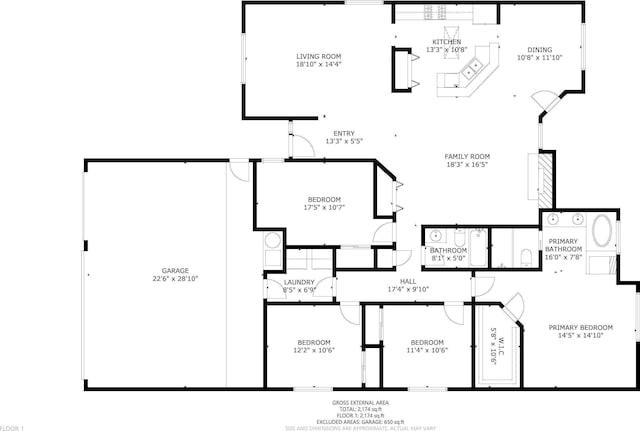 736 Gray Hawk Dr NE, Rio Rancho, NM 87144 - view of room layout