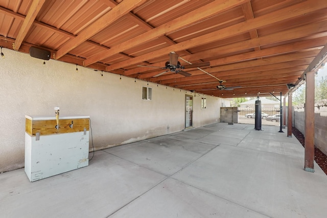 9616 Eucariz Ave SW, Albuquerque, NM 87121 - view of patio / terrace featuring a ceiling fan