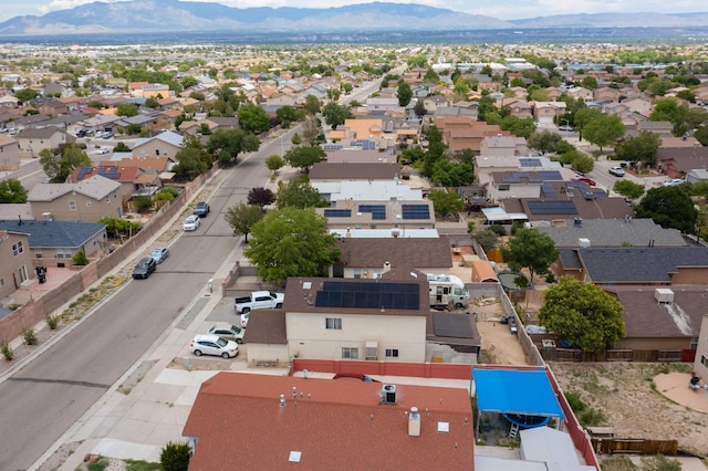 9616 Eucariz Ave SW, Albuquerque, NM 87121 - aerial perspective of suburban area with mountains