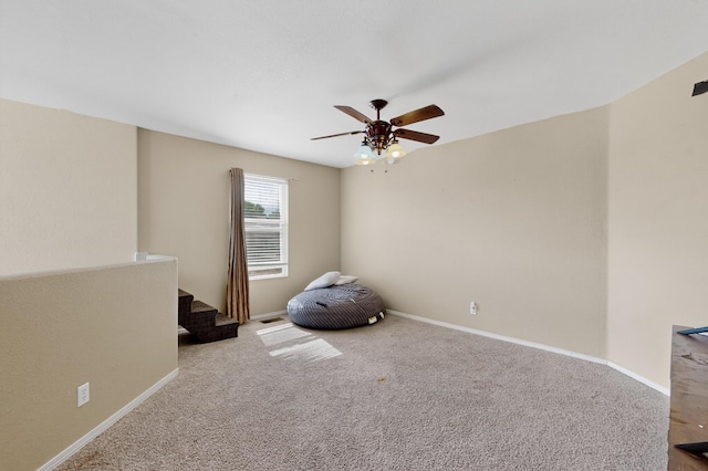701 Autumn Meadows Dr, Rio Rancho, NM 87144 - spare room with a ceiling fan and carpet flooring