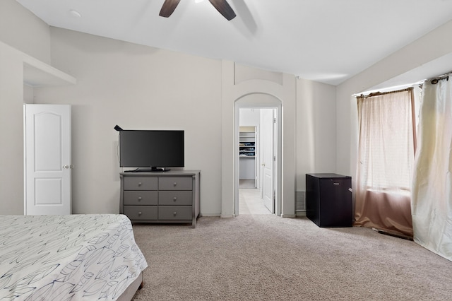 701 Autumn Meadows Dr, Rio Rancho, NM 87144 - carpeted bedroom with ceiling fan
