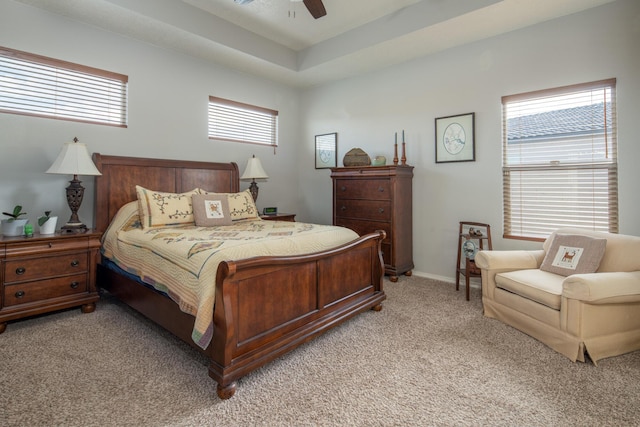 1978 Castle Peak Loop NE, Rio Rancho, NM 87144 - bedroom featuring light colored carpet and a ceiling fan
